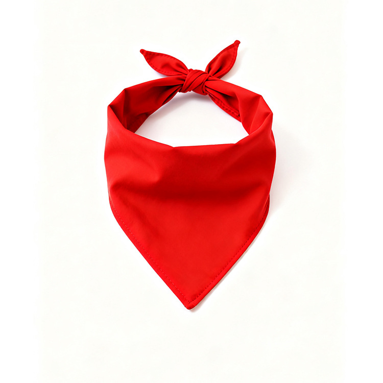 Triangle bandana with tie closure